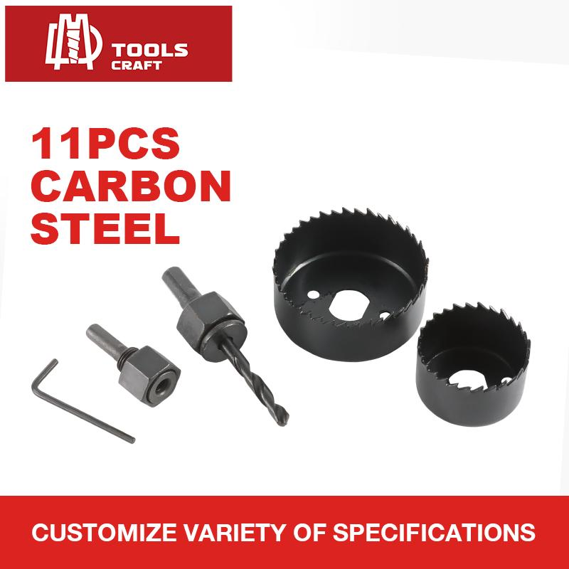 15 Pieces Bi-Metal Hole Saw Set with Aluminum Box