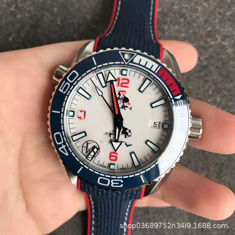 Vs Quarter Orange Men's Mechanical Watch 8900 Movement Haima 600m Tape Watch Luxury Watch Fully Automatic Watch