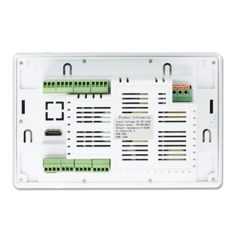 Tianlai Interruptores Inteligente Screen Panel WiFi Audio Bluetooth Wall Mount Amplifier