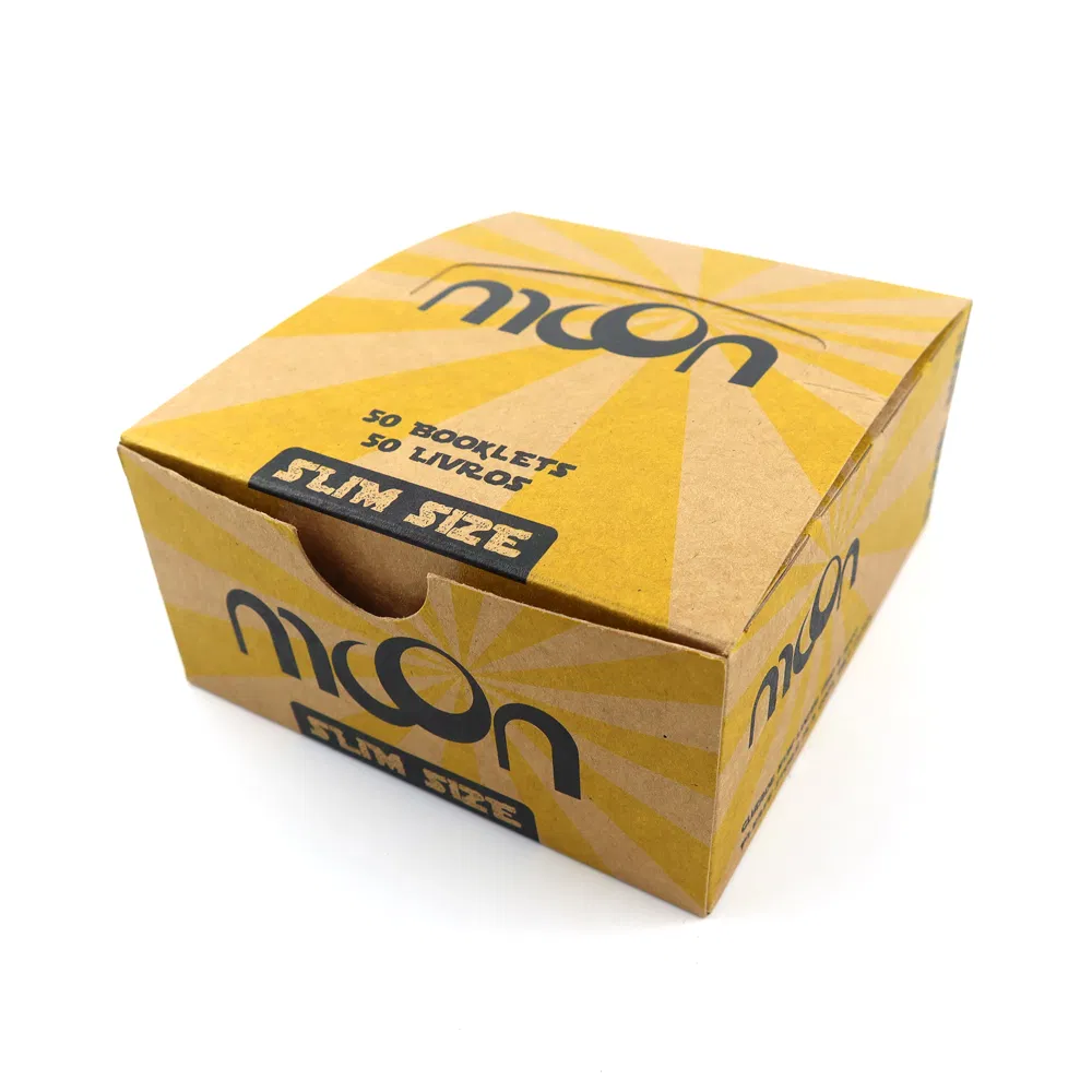 Custom Brand Design Rolling Paper Factory Raw Natural Brown Unbleached Paper OEM Rolling Paper for Smoking Wholesale Price