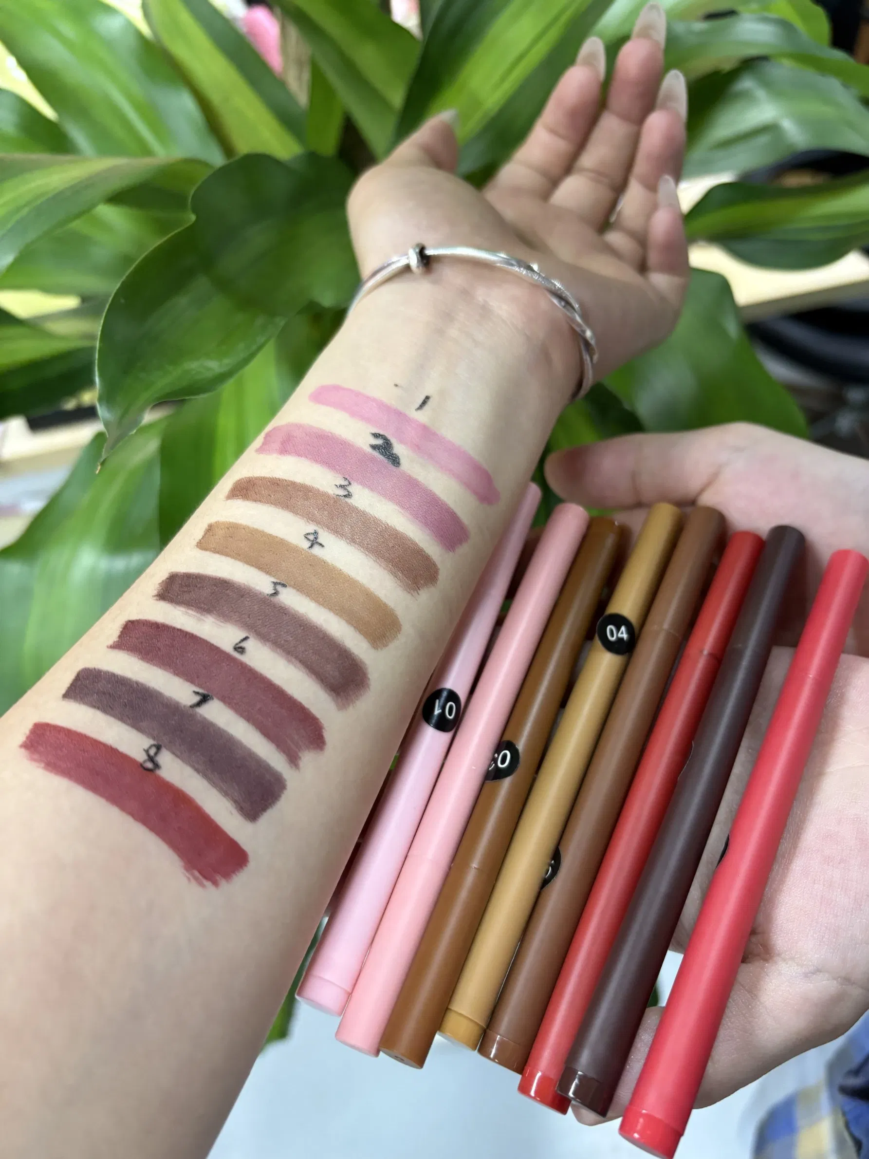 Kiss Proof Lip Liner Contour Vegan Lip Stain Pen Custom Logo Lip Stain Tint Long Lasting Lip Contour Stain