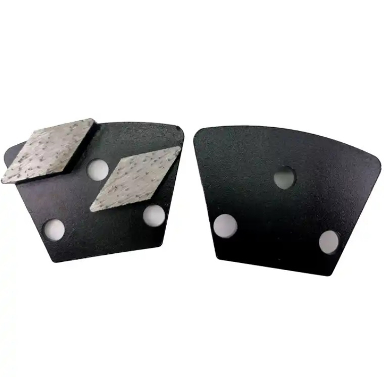 Double-Rhombus Bar Trapezoid Diamond Grinding Shoes for Universal Installing Floor Grinder