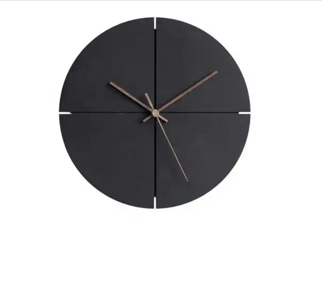 Brief Style Creative Fashion Home Decorative Silent Sweep Custom Wall Clock