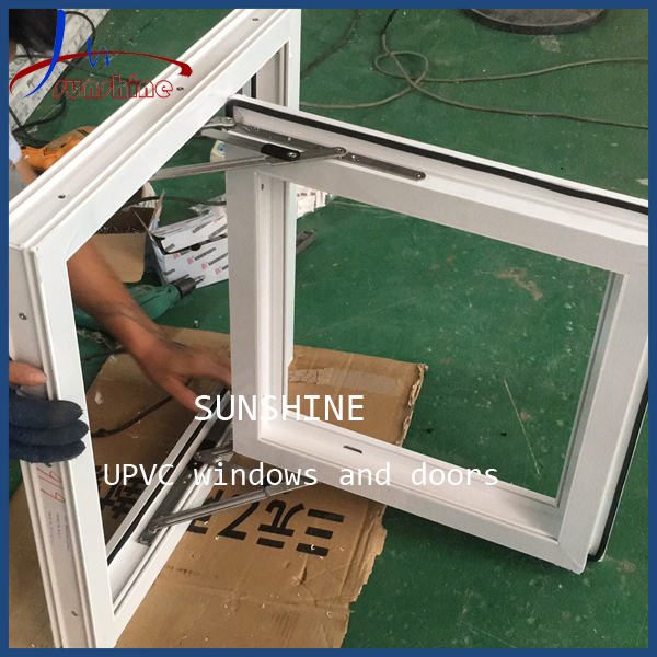 36 X 36 Inches Double Opening UPVC Windows with Hurricane Impact Glass