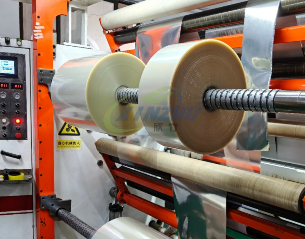 50mic Clear BOPP Jumbo Roll Self-Adhesive Material Waterproof Custom Printing Label