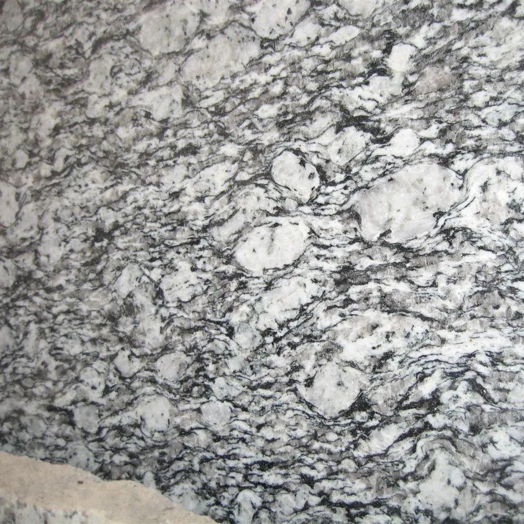 Wave White Granite Stone Slabs for Tiles Countertops