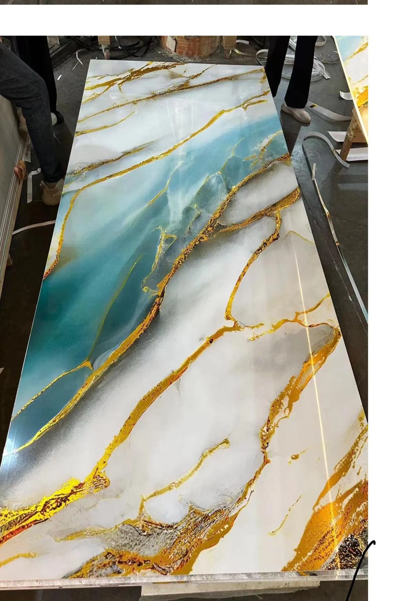 Colorful UV Marble Sheet PVC Wall Panel UV Board