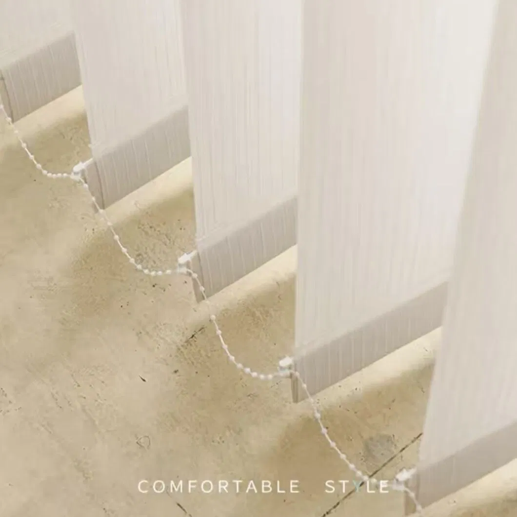 Vikson Designs Home Textiles Pleated Elegant Sheer Fabric Vertical Blinds Vertical Hotels Dream Curtain Allusion Sheer Shades