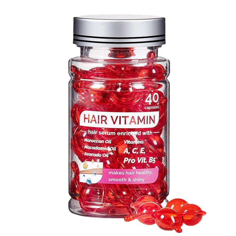 OEM Private Label Daily Hair Vitamin Hair Treatment Serum Oil Capsules