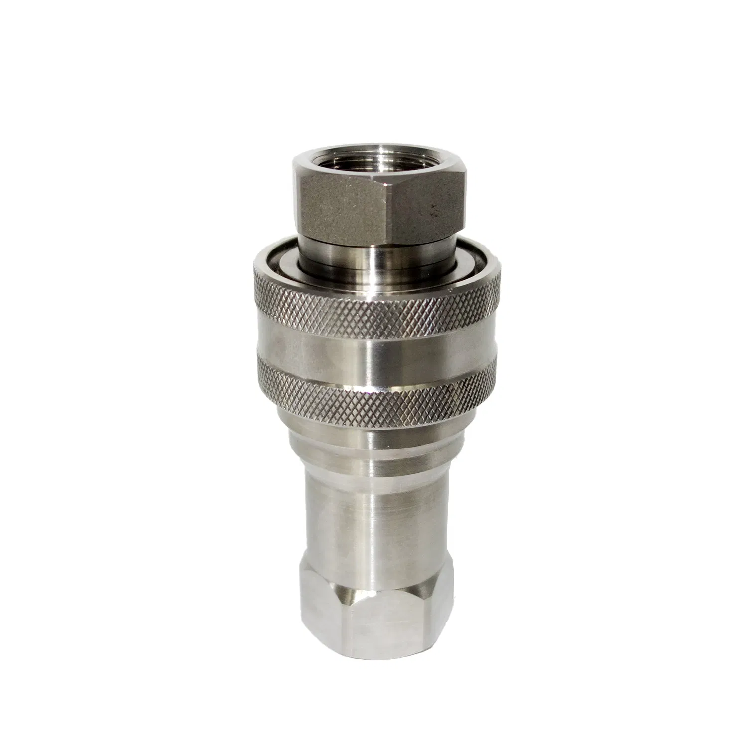 Naiwo Stainless Steel Pipe Connector Hose Fitting ISO-B Quick Disconnect Coupling DN20 Hydraulic Valve
