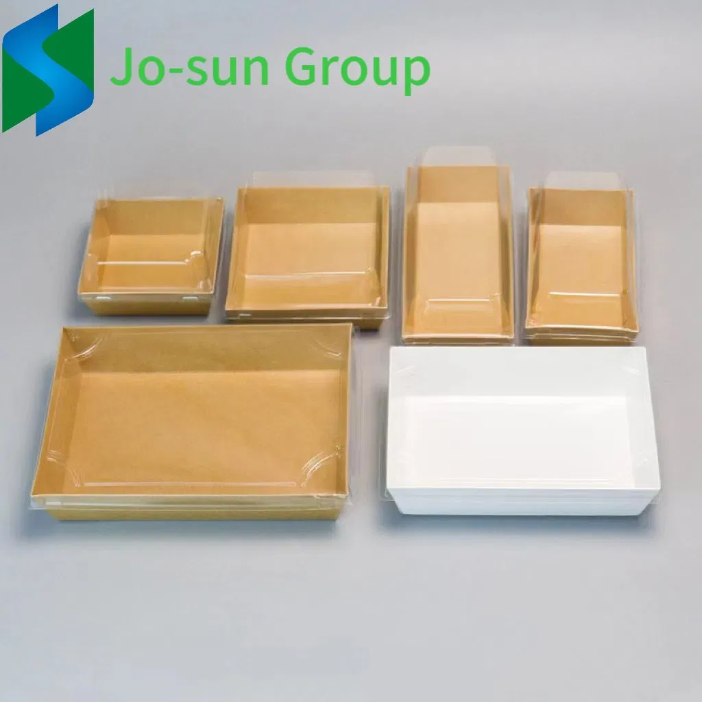Take Away Disposable Custom Kraft Brown Gift Paper Salad Packing Box for Lunch Cake