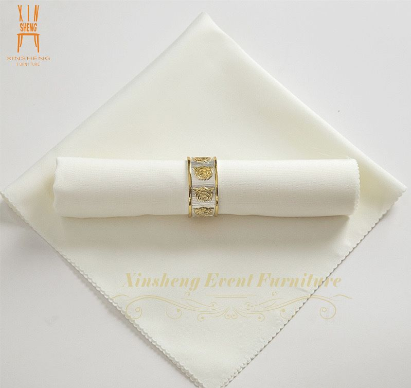Good Quality Wedding Hotel Restaurant Polyester Fabric Many Colors 48X48cm Table Napkin for Party