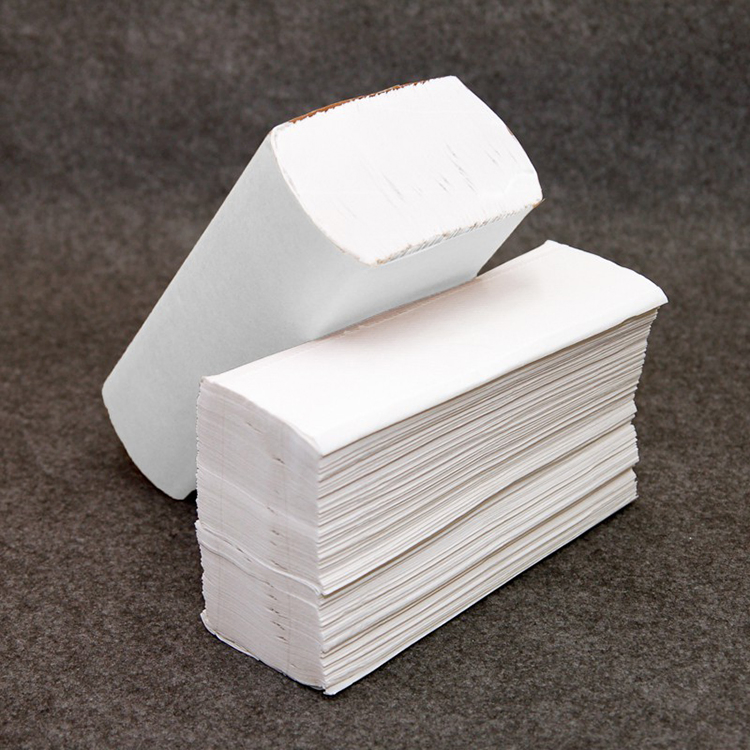 Bamboo Paper Towel Customizable White Bamboo Pulp Hand Towels Z Fold