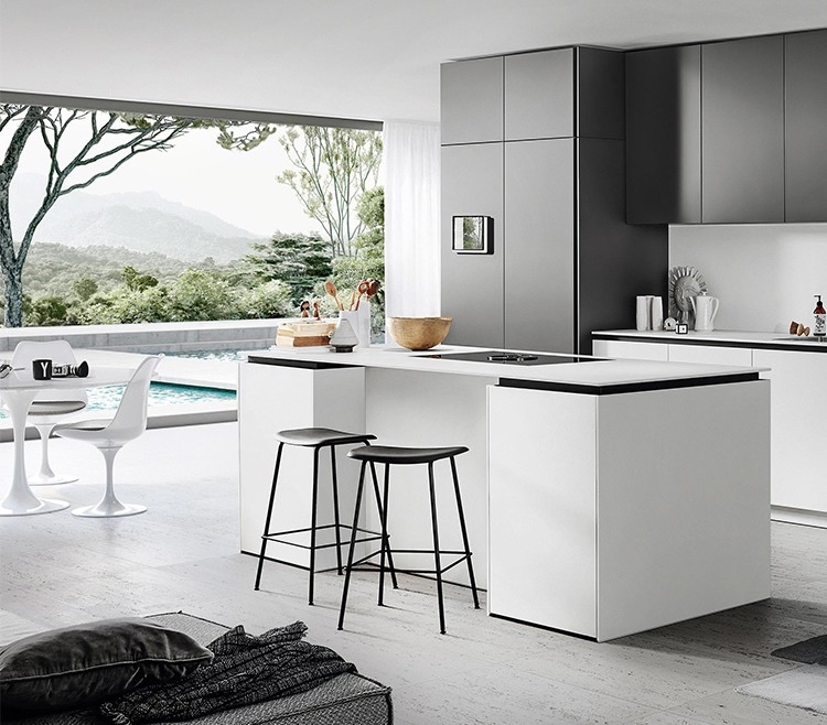 Modern Design Japanese Style Modular Customized Apartment Kitchen Cabinets