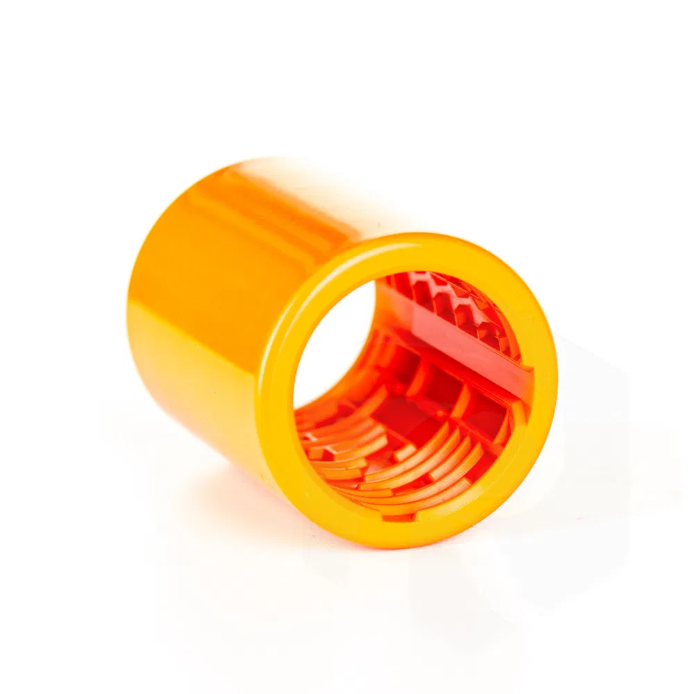 Manufacture Custom Heat Resistant Injection Parts Yellow Female Thread Bushing for Pipe Fitting