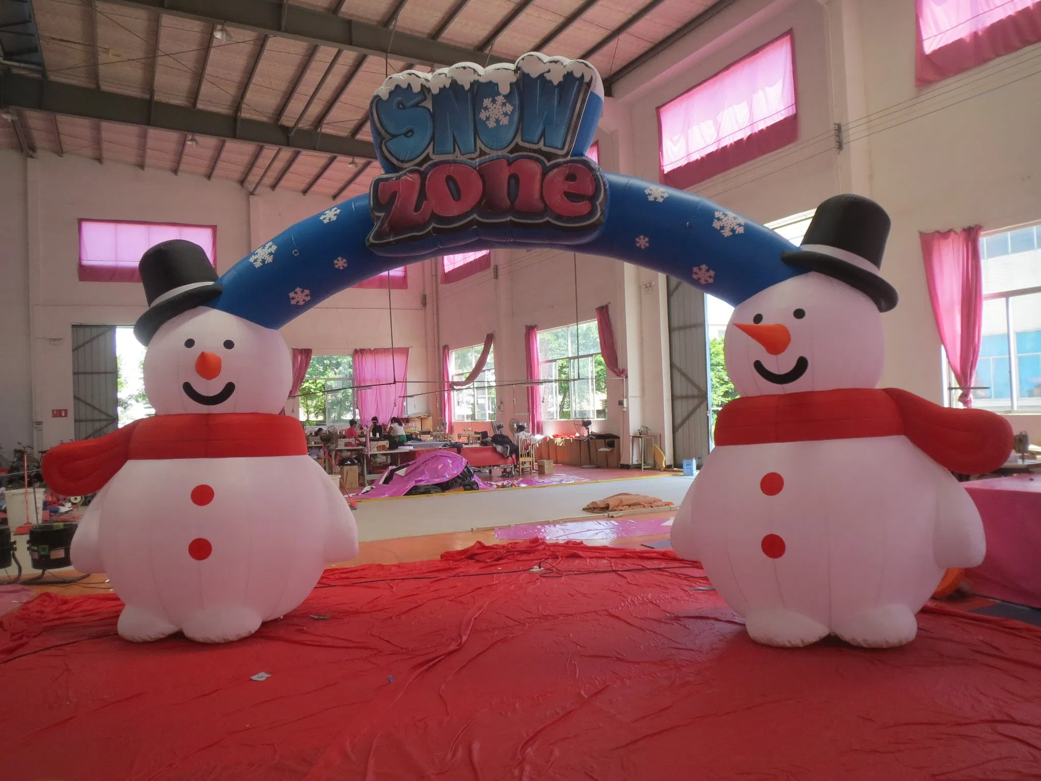Christmas Decoration Snowman Arch for Celebration (AQ53149)