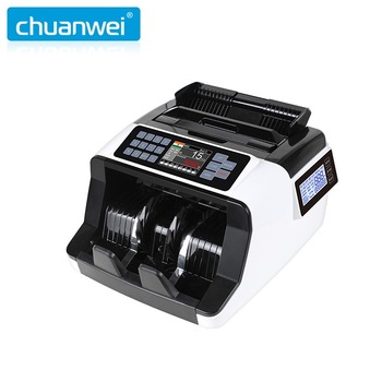 Al-7200 Worldwide UV Mg Counterfeit Detection TFT Display Money Counter Cash Counting Machine
