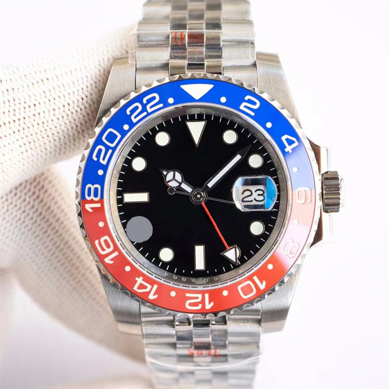 Factory Price Customized Gmt Luxury High-Quality Mechanical Automatic 316L Stainless Steel Retro Diving Watch for Men