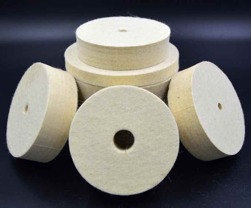 Glass Stone Marble Knife Polishing Buffing Wheels Rock Hard Felt Wheel