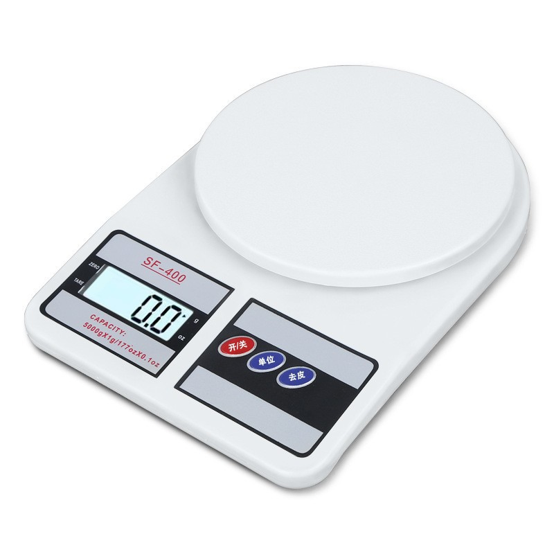 Electronic Kitchen Food Scale Battery Operated Precision Weight Measuring Scales