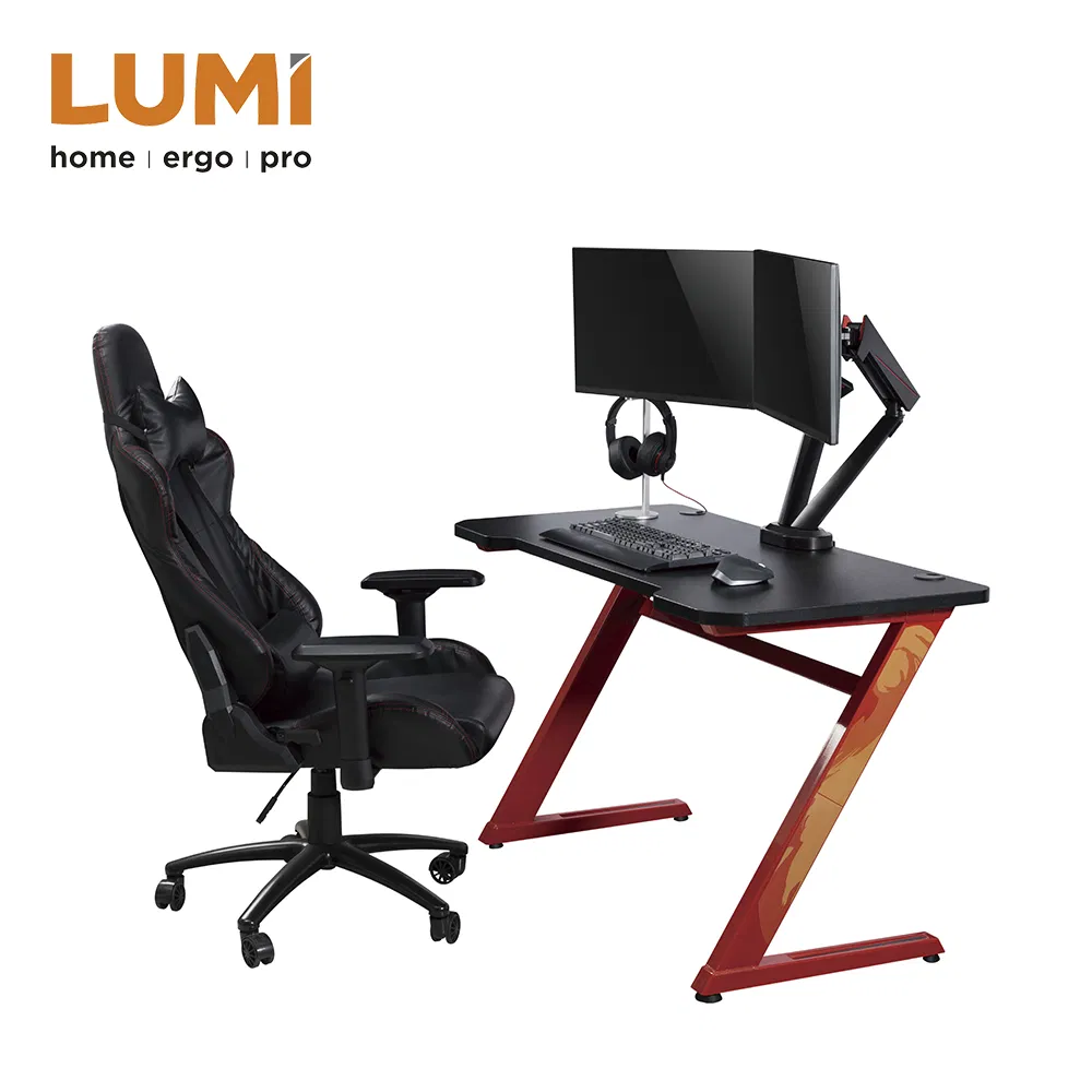 Кронштейн для монитора игровой с RGB подсветкой, двойной