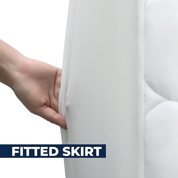 Quilted Waterproof Woven Mattress Protector with Extra Deep Fitted Sheet