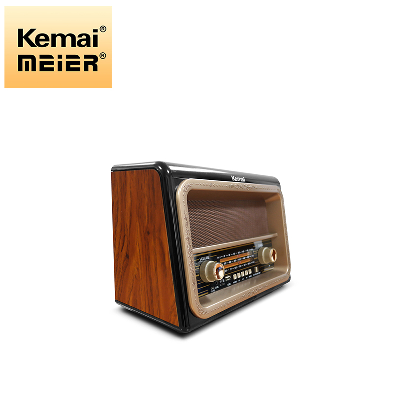 Factory Price Vintage Good Quality Retro Multi Bands Wooden Radio with Music Player Blueteeth