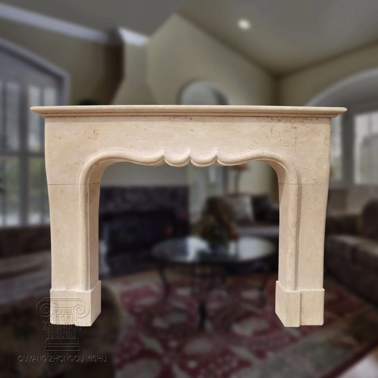 Sandstone Fireplace Surround Fireplace, Marble Mantel
