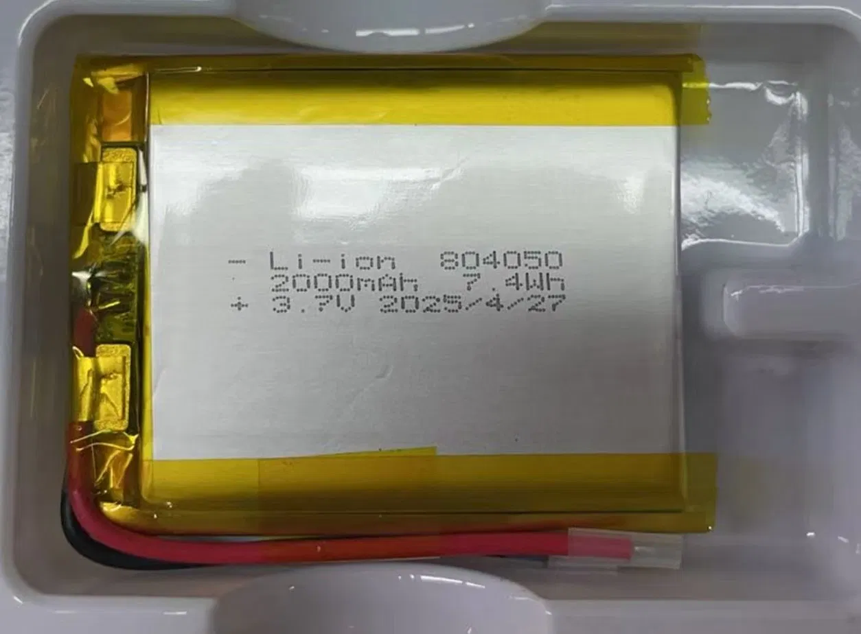 Литий-полимерный аккумулятор 3.7V 2000mAh 804050
