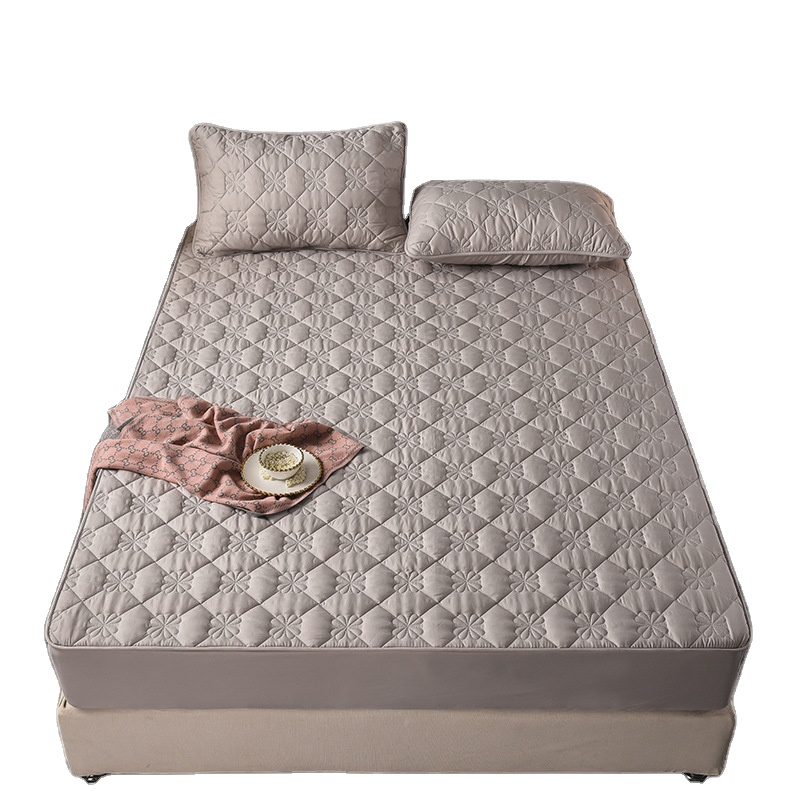 Classic Hotel White Sheet Set Home Top Sheet Cotton Bedding Fitted Sheet