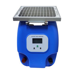 Solar Intelligent Electric Fence Energizer Ranch Breeding Cattle, Sheep and Wild Boar Electric Fence Animal Husbandry Power Grid Complete Set System