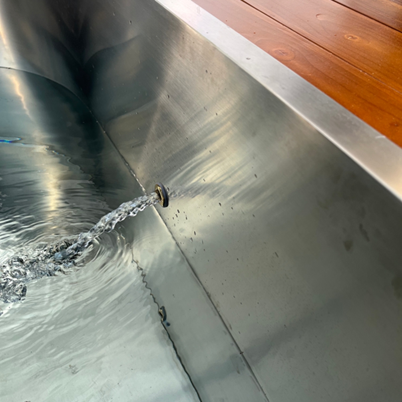 Деревянная бочка для SPA и ледяных ванн с чиллером и нагревателем