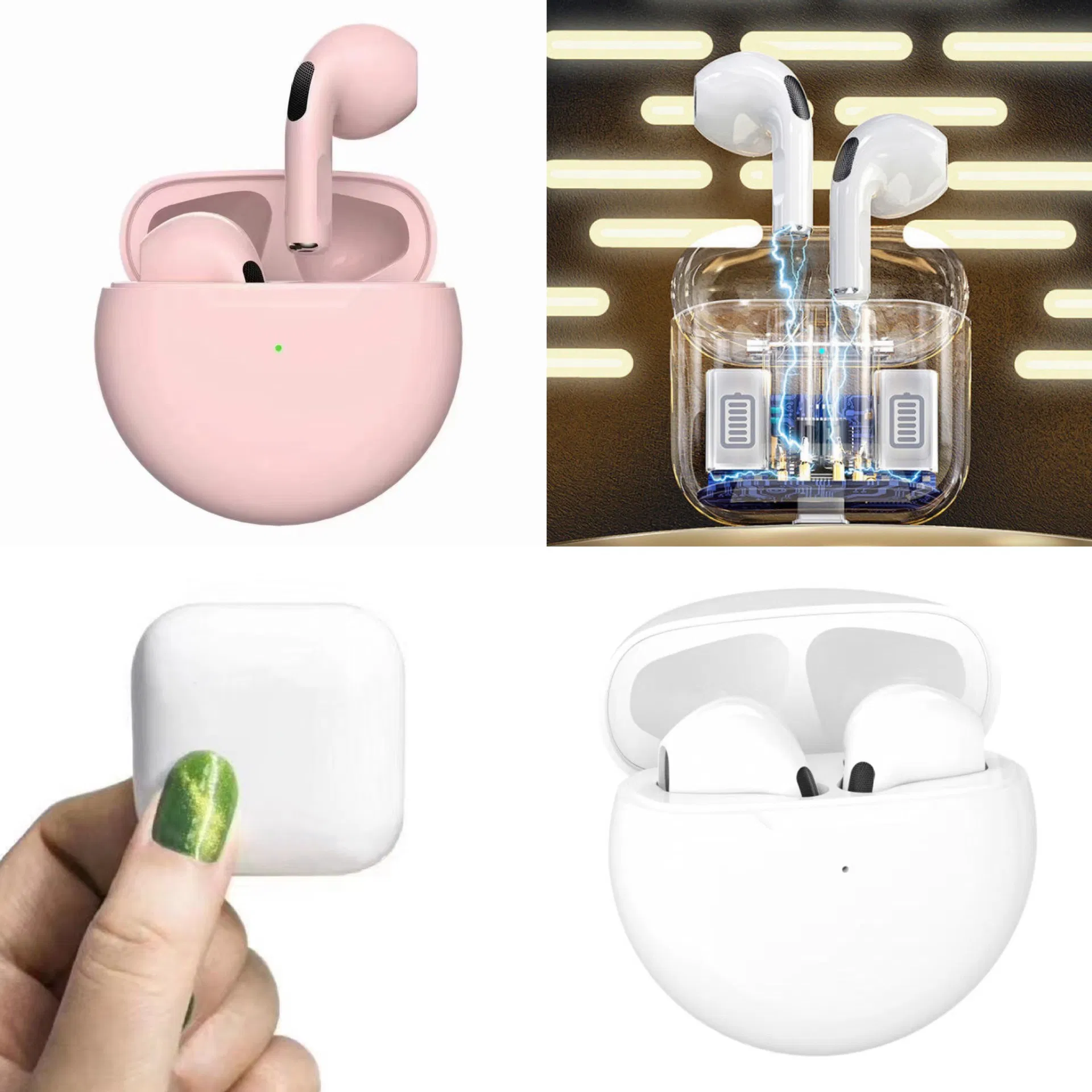 Беспроводные магнитные наушники Longwin из дерева