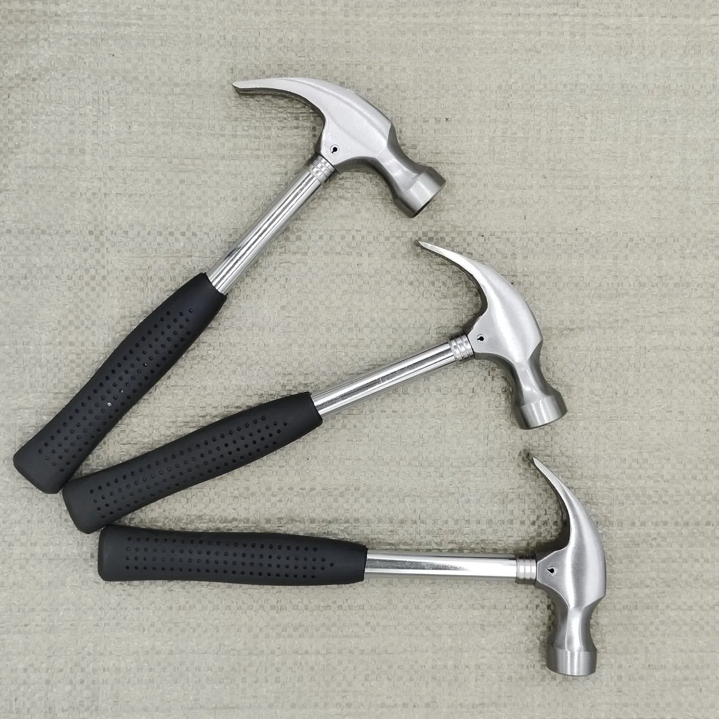 Integrated One-Piece Forging Sheep Horn Hammer Soft Anti-Slip Grip Tear Resistant Steel Handle Mallet Durable Hammer