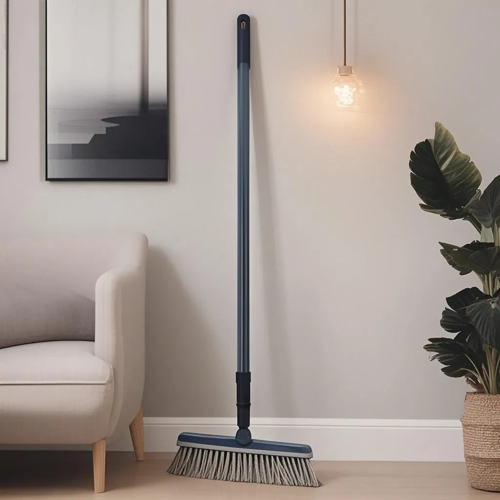 Pet+PP Cleaning Brush Multi Functional Household Cleaning Broom Reusable Road Sweeping Head Brush