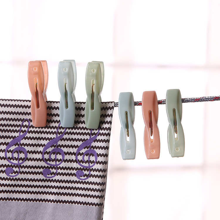 30 Windproof Underwear Socks Clotheslines for Household Use