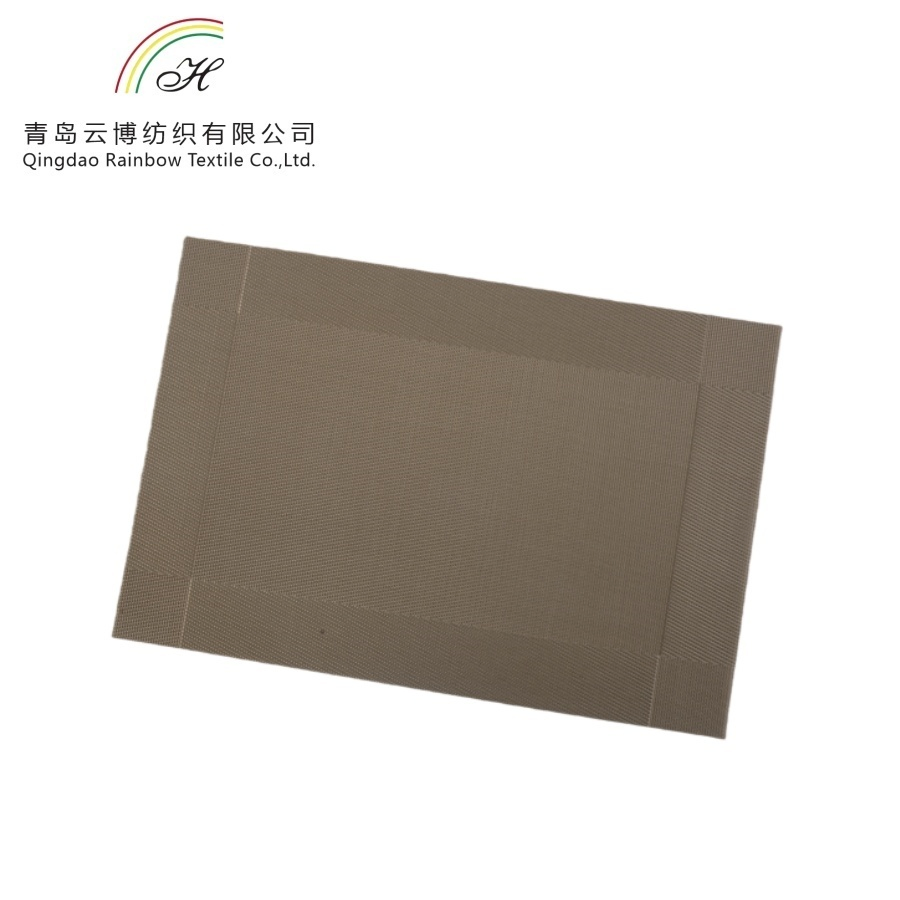 Wholesale Cheap Price Printing Rectangle Dining Table Mats Heat Resistant Placemat for Restaurant