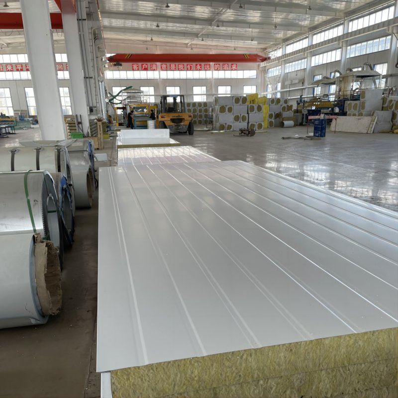 High Density Rock Wool Sandwich Wall Panel for Internal and External Wall