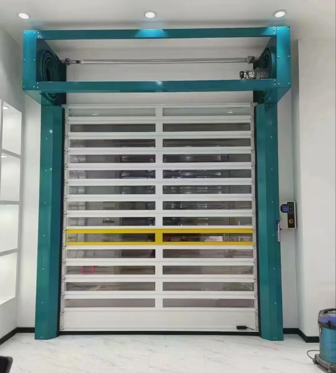 Efficient Turbine Aluminum Fast Door for Warehousing Needs
