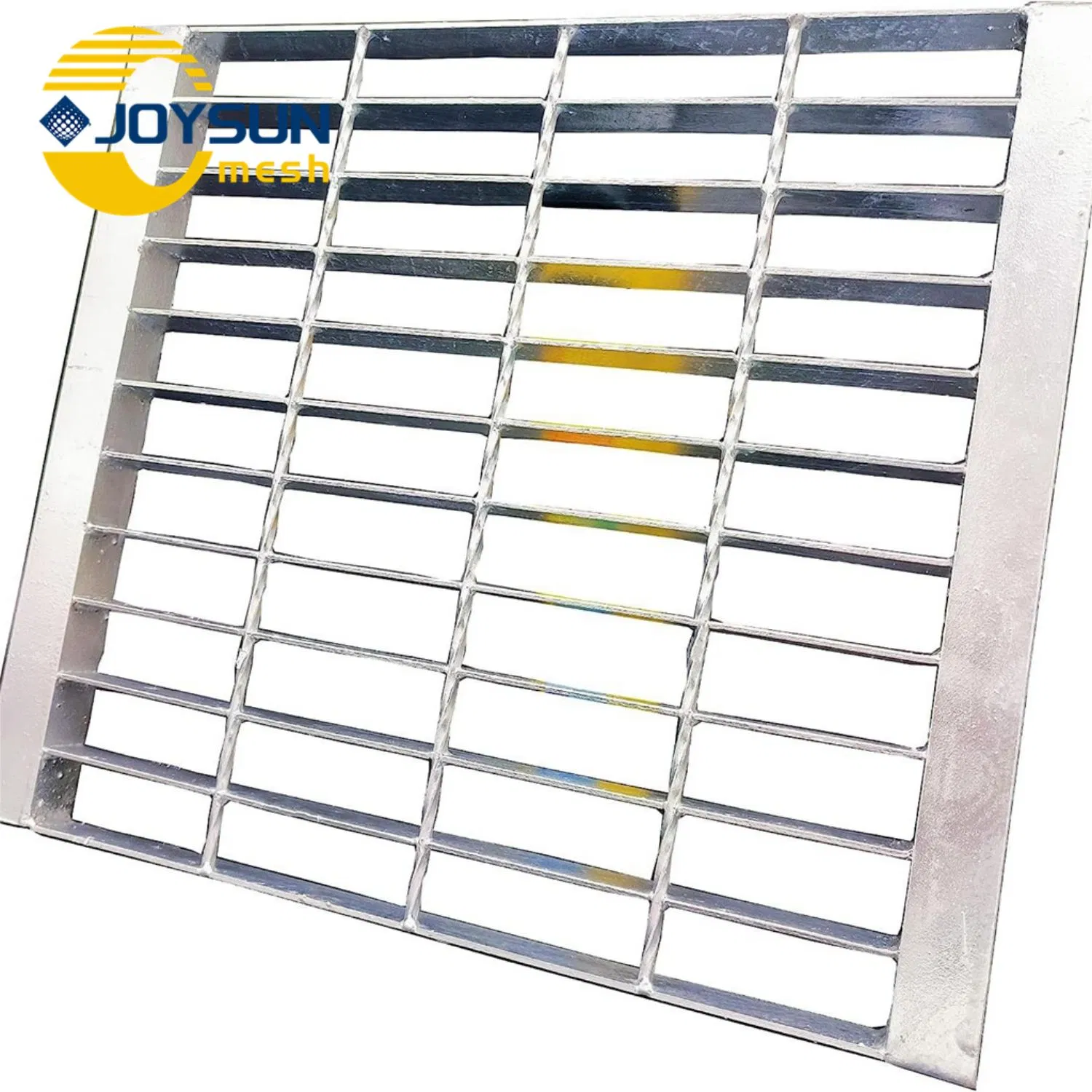 Stainless Steel Slot Drain Serrated Bar Floor Grating with Checkered Plate for Catwalk