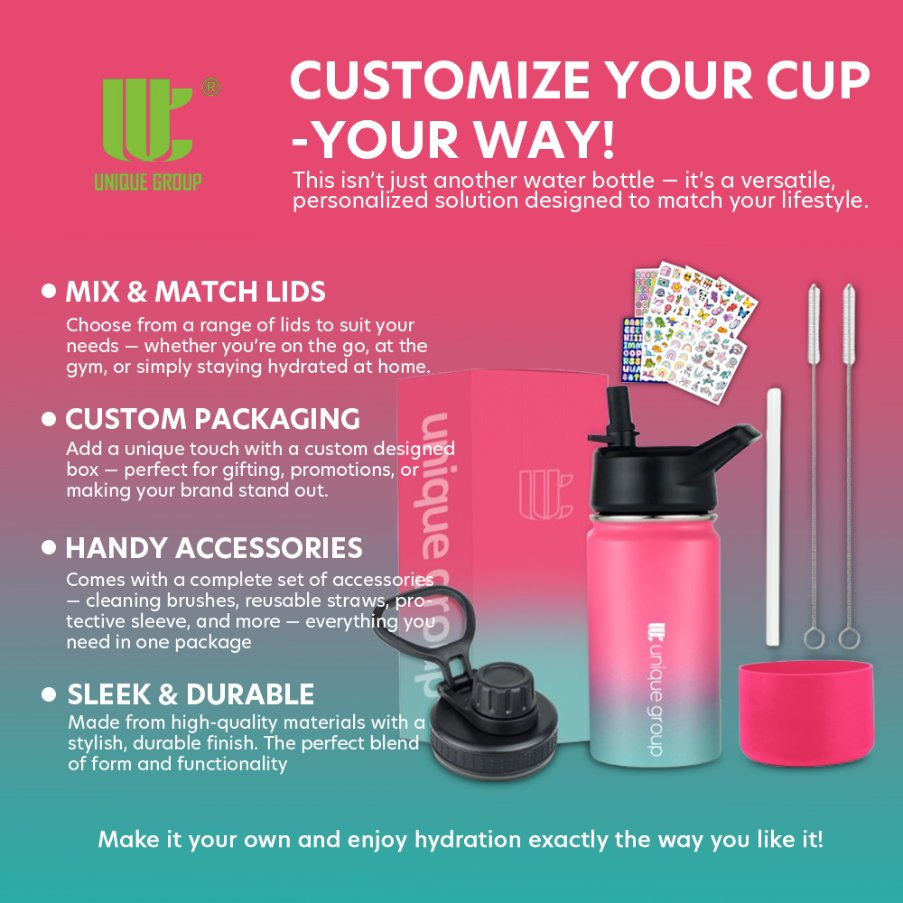 Термобутылка вакуумная спортивная 304 нержавеющая сталь