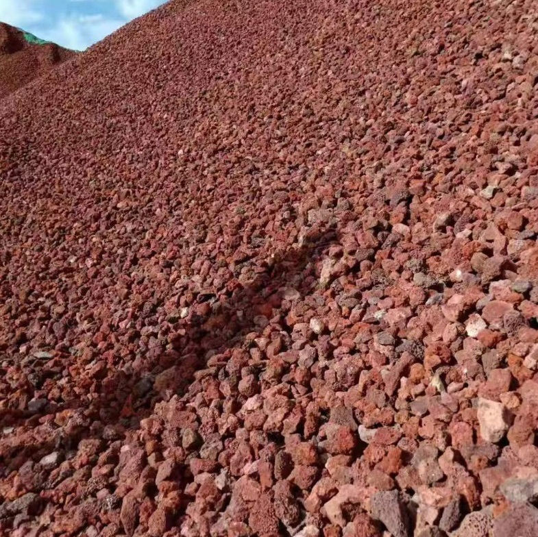 Red Lava Stone Vocanic Stone Gravels for Garden and Water Treatment