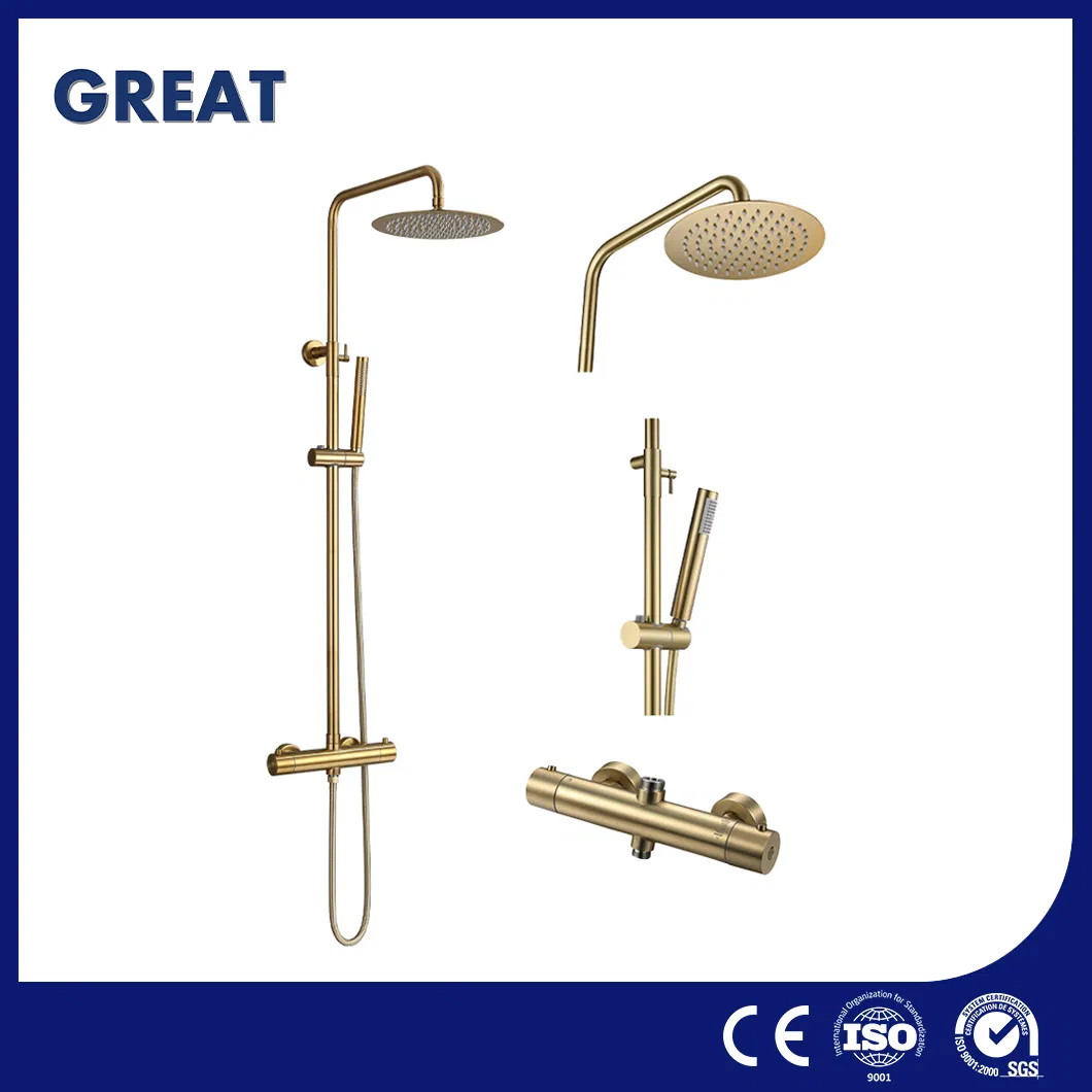 Great Shower Column Set Distributors Shower Column Gold China GLS4926LG Brass Shower Column