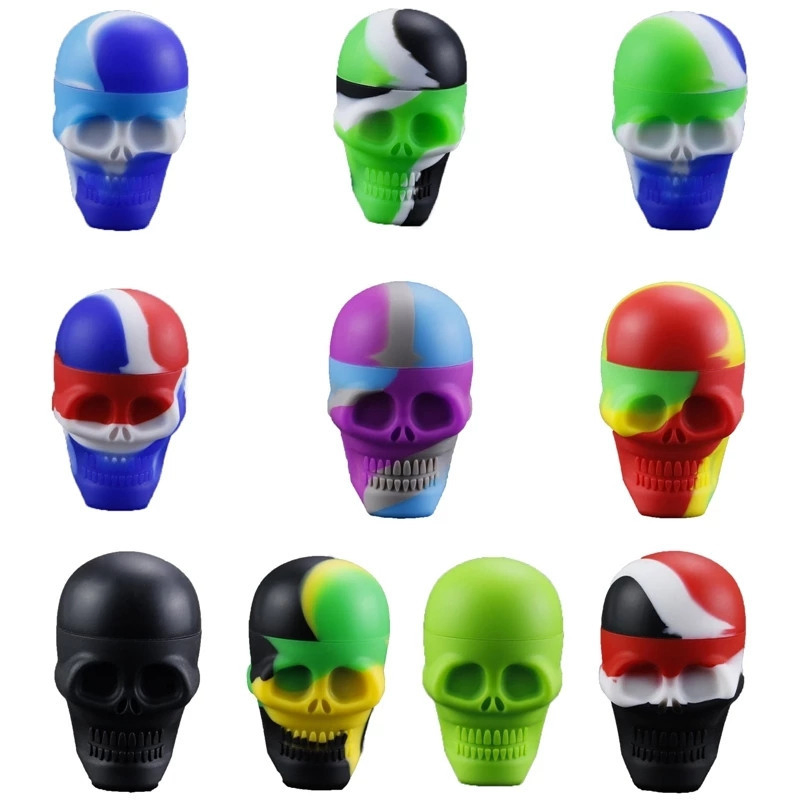 3/5/11/15/26/28ml Various Styles Silicone Oil Container Food Grade Silicone Jar