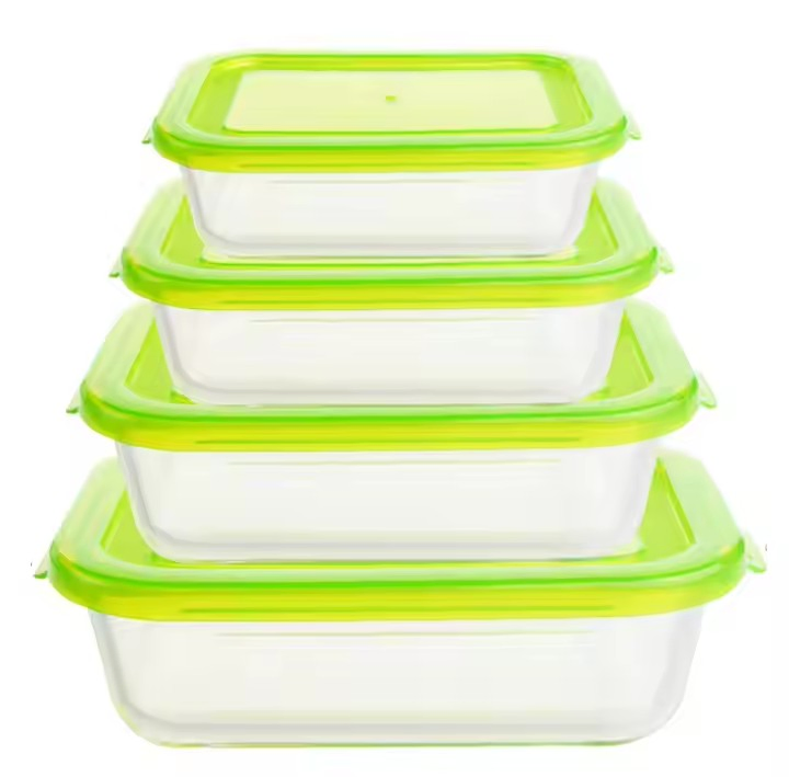 Glass Food Container with Lid