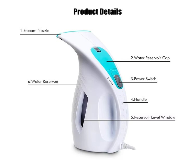 Portable Travel Electric Iron Steamer for Clothes Good Standard Handheld Garment Steamer for Optimal Fabric Care