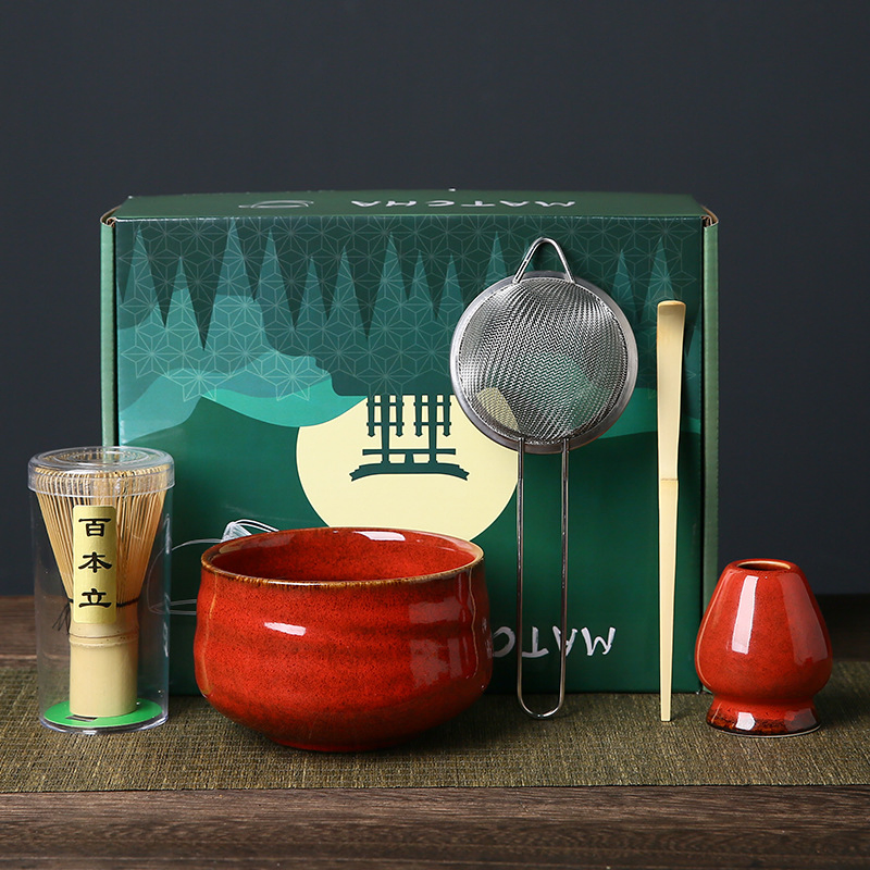 Complete Matcha Tea Kit for Authentic Japanese Experience
