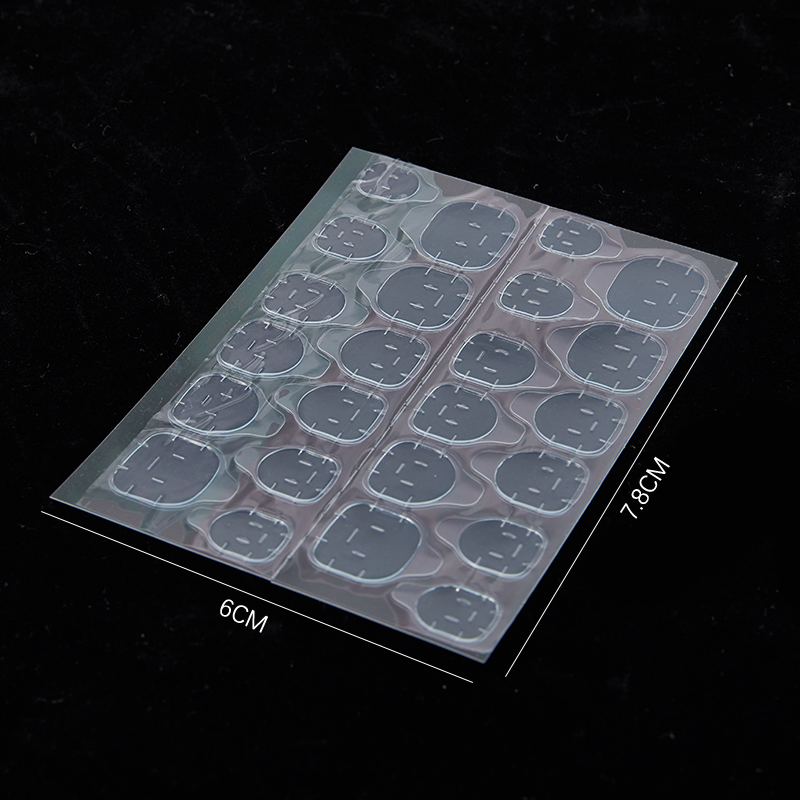 Manicure Gel Makeup Tool Sticker Fake False Double Side Adhesive Blue Glue Sticker Acrylic DIY Tips Invisible Jelly Glue