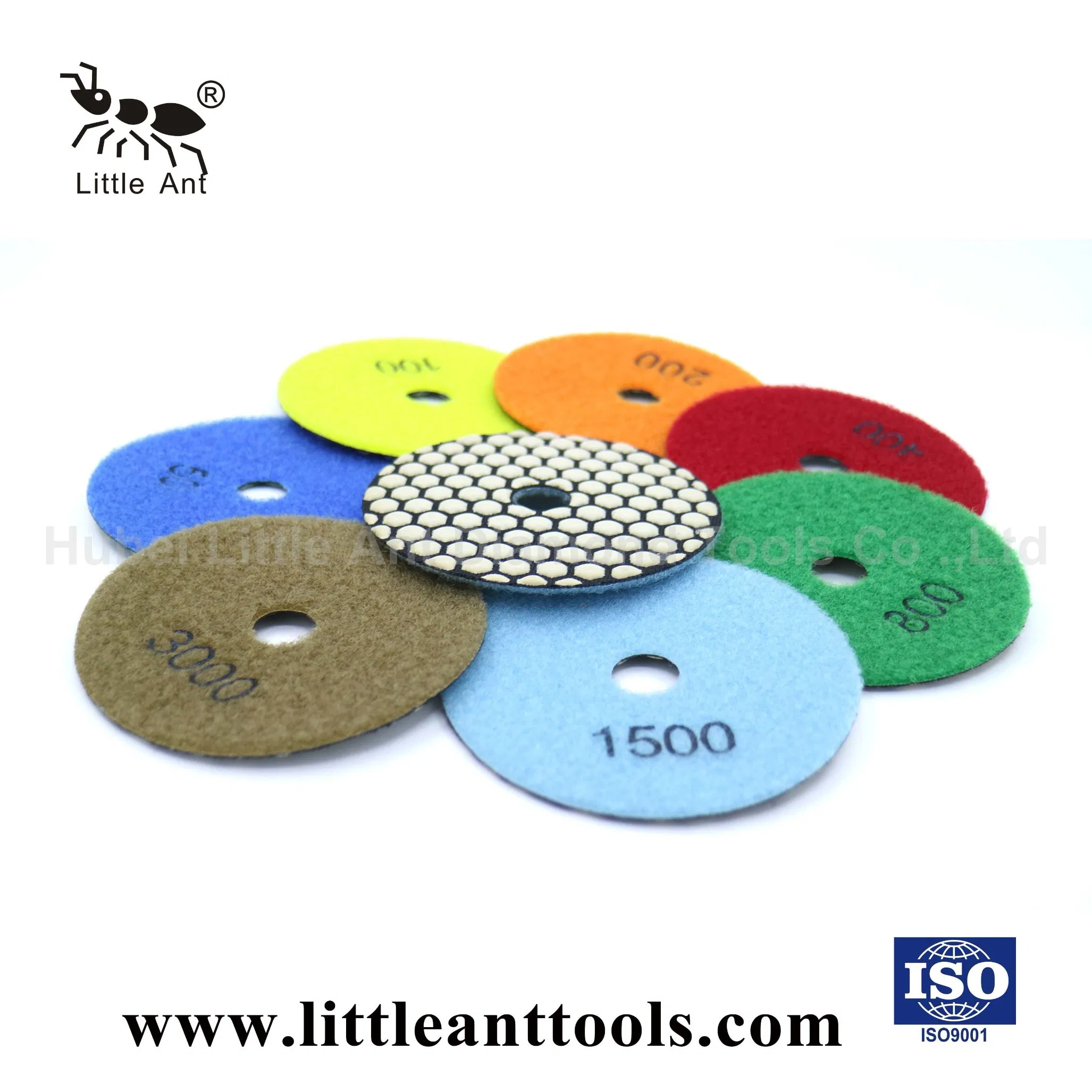 5"/125mm Dry Diamond Resin Polishing Pad Abrasive Tool Grinding Plate for Stone