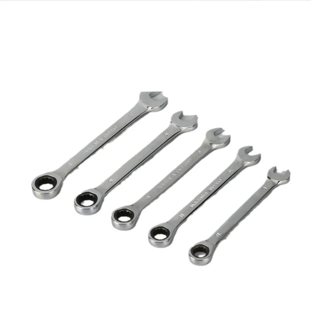 Комбинированный ключ-трещотка двойного действия